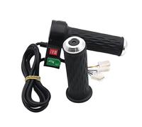 HLAQHL Poignées de Guidon universelles for Moto 12 V-72 V, klaxon à Trois Vitesses, poignée d'accélérateur, Compatible avec Le Scooter électrique Citycoco