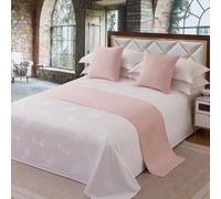 HLASMSPE Chemins de Lit Hôtel Écharpes de Lit de Couleur Unie Literie Moderne Couvre-Lit Décor Couvre-Lit Couvertures Jet Protecteur, Rose 1, 50x210cm chemin de lit pour lit de 1,5m