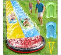 Hlayshing Toboggan Aquatique avec 2 bodyboards