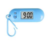 HLBEST Montre de poche numérique miniature avec porte-clés LED facile à lire pour étudiants et voyageurs Utilisation minuterie d'activités de plein air, bleu, taille unique