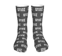 HLBSDM Awake But Not Woke Casual Calf Socks for Men's and Women's Soft Comfortable Winter Warm