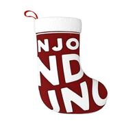HLBSDM Chaussette de Noël rétro à motif brunch du dimanche, grande chaussette de Noël en peluche de 45 cm (17,7 pouces), à suspendre à la cheminée ou au sapin, décoration familiale p