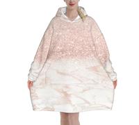 HLBSDM Couvertures à capuche à paillettes sirène pour femmes et hommes adultes, grandes tailles, douces et chaudes.