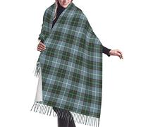 HLBSDM Écharpe à franges en cachemire tartan Clan Robinson - Écharpes d'automne et d'hiver - Le classique le plus doux
