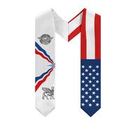 HLBSDM Étole de remise de diplôme, drapeau assyrien, Amérique, Assyrie, châle/écharpe/ceinture pour étudiant international, promotion 2025, décoration/cadeau de fin d'études, 183 cm (72 pouces).