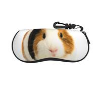 HLBSDM Étui à lunettes ultra-léger, antichoc et résistant aux rayures, imprimé cochon d'Inde, pour lunettes de soleil et de vue.