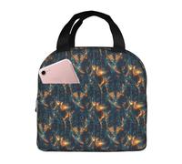 HLBSDM Sac à déjeuner isotherme imprimé léopard cybernétique pour homme et femme, étanche, réutilisable, grande capacité, idéal pour le bureau, le pique-nique ou les voyages.