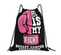 HLBSDM Sac à dos avec cordon de serrage pour la lutte contre le cancer du sein, idéal pour les survivants, idéal pour la randonnée, la plage ou le sport, 40 x 35 cm