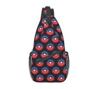 HLBSDM Sac bandoulière unisexe pour le Mois de l'histoire des Noirs et Juneteenth, léger et tendance, idéal pour la randonnée et le running.