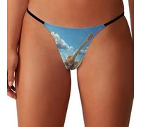 HLBSDM String Guitar in The Sky pour Femme, Culotte Invisible, sous-vêtements