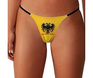 HLBSDM String Sexy pour Femme, imprimé Drapeau du Saint-Empire Romain germanique, String Extensible à Dos en T.