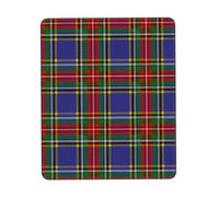 HLBSDM Tapis de Souris à Carreaux Tartan écossais Macbeth, Plusieurs Tailles, Bords en Caoutchouc Souples, Format Vertical, 20 x 24 cm (7,9 x 9,5 Pouces).