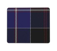 HLBSDM Tapis de Souris Dunlop Clan Family Tartan, Doux et élégant, avec Bords en Caoutchouc antidérapants, 20 x 24 cm (7,9 x 9,5 Pouces).