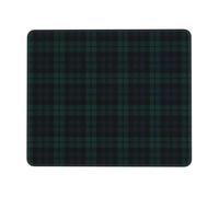 HLBSDM Tapis de Souris en Caoutchouc Souple et élégant, Motif Tartan Black Watch, Bords verrouillables, 17,8 x 21,8 cm