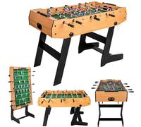 HLC Baby Foot Pliable Table de Football Adaptée aux Adultes et aux Enfants, Idéale pour 2-4 Personnes Comprend Deux Balles, Dimensions : 121cm x 61cm x 81cm.