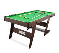 HLC Table de Billard Pliable avec Accessoires complets Trois Couleurs, pour Votre Famille et Vos Enfants-Dimensions (L x l x H) : 183 x 91.5 x 79cm, Table Billard Pliable