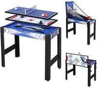 HLC Table Multijeux Enfant 5 en 1 - avec Snooker, Tir à l'arc, Hockey, Tennis De Table, Basket-Ball pour Famille, Parent-Enfant, Jeux De Table Interactifs (92 * 46 * 73cm)