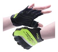 HLDD HANDLANDY Gants de travail sans doigts pour hommes, mitaines - Antidérapants - Respirants - Uwrist TPR - Anti-collision - Pour hommes et femmes