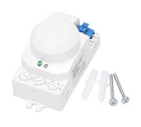 HLELU 5.8GHz HF SystèMe LED Micro-Onde 360 DegréS DéTecteur de Mouvement Du Corps Du Commutateur de Capteur de Mouvement