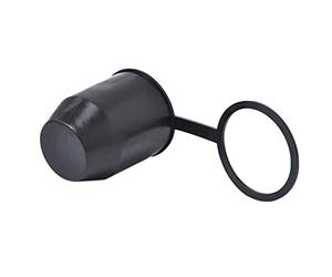 HLELU Boule de Barre de Remorquage Noire Capuchon de Protection Type Enfichable pour Attelage Voiture Capuchon de Protection de Remorque de Boule Remorquage EIG88 Adapté pour Remorque RV