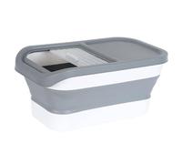 HLELU conteneur croquettes chien 20kg,de stockage de nourriture pour animaux,boite croquette chien,Résistant à la moisissure et à l'humidité, tasse à mesurer et pelle incluses