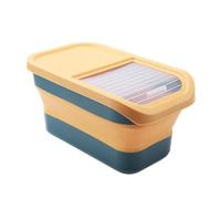 HLELU conteneur croquettes Chien 20kg,de Stockage de Nourriture pour Animaux,Boite Croquette Chien,Résistant à la moisissure et à l'humidité, Tasse à mesurer et Pelle incluses