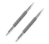 Hlennotor 2 PCS Sets de Clous à Double Tête 3/32&1/8Inch Spring Nail Set Hammerless Nail Setter Punch Set