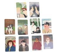 Hlennotor 20 Pièces Comédie Fantastique Bons Présages Prophète Belle Figure Tarot Divination Taro Cartes de Prophétie