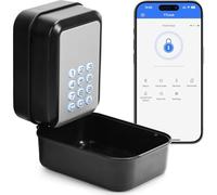 Hlennotor Boîte de Verrouillage de Clé Intelligente avec Type de Code Bluetooth Électronique et Contrôle de L'Application pour -Real Estate Agent Office
