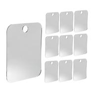 Hlennotor Miroir Anti-Buée en Acrylique pour Douche, Rasage, Miroir sans Buée, Accessoires de Voyage pour Femmes, Maquillage, Rasage pour