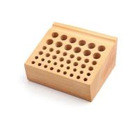 Hlennotor Outil de Bricolage en Hêtre Cousu à la Main pour Le Travail du Cuir afin de Fabriquer Un Support de Rangement pour Outils de Poinçonnage