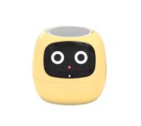 Hlennotor Robot Plantation Pots Fleurs pour Animaux Compagnie AI 7 Capteurs Intelligents Jardini¨¨re Intelligente Affichage la Temp¨¦rature et L'Heure des Plantes Pots Fleurs Jaune