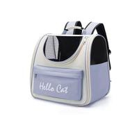 Hlennotor Sac pour Chat de Grande Capacit¨¦, Fournitures pour Animaux de Compagnie, Sac Portable pour Chat, Sac pour Animal de Compagnie Respirant et R¨¦sistant au Soleil, Bleu Ciel