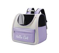 Hlennotor Sac pour Chat de Grande Capacit¨¦, Sac Portable pour Chat, Sac pour Animal de Compagnie R¨¦sistant au Soleil et Respirant, Couleur Violette