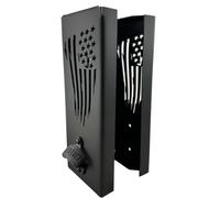 Hlennotor Support Refroidisseur de Canettes avec Ouvre-Bouteille, Support Mural pour Refroidisseur de Canettes, Support Refroidisseur de Canettes 2 en 1 40 X 9 X 9 cm Facile à Utiliser