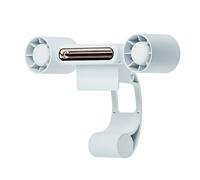 Hlennotor Ventilateur Silencieux Rechargeable ¨¤ Double Turbine, Suspension ¨¤ L'¨¦cran, Vent Naturel, Pas de Lumi¨¨re ¨¦blouissante. Fonctionnement Discret, Ne D¨¦range Pas les Gens. Blanc.