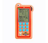 HLF Bloquer la Console de jeu Mode de jeu Double 23/26 Jeu de Briques Boutons en Silicone Alimenté Par une Batterie au Lithium Rechargeable/AA Jouet Portatif Rétro Cadeaux Enfants/Adolescents (Orange)