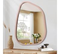 HLFMVWE Miroir Mural Irrégulier Asymétrique - Moderne et Artistique pour Salle de Bain, Vanité, Entrée, Salon, Chambre à Coucher