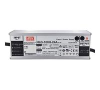 HLG-100H-24A : MEAN WELL Bloc d'alimentation LED 100 W, 24 V, IP65, tension et courant réglables (24 V 100 W)