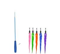 HLGDSWO Têtes de Jouets de Remplacement for Baguettes de Teaser de Chat, Paquet de 5/6/10/11 recharges de Teaser en Peluche for Jouets interactifs for Chats(6Pcs Multicolor)