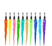 HLGDSWO Têtes de Jouets de Remplacement for Baguettes de Teaser de Chat, Paquet de 5/6/10/11 recharges de Teaser en Peluche for Jouets interactifs for Chats(10Pcs Multicolor)