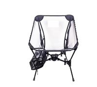 HLGDSWO Ultra-Light Folding X-Frame Moon Chair with Breathable Mesh for Camping Fishing and Outdoor Use