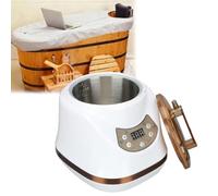 HLGKBY Pot à Vapeur 4L, générateur de Sauna Haute Puissance 2000W, Machine de Fumigation pour améliorer Les Fonctions du Corps, générateur de Vapeur de Fatigue