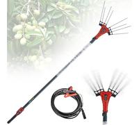 HLGKBY Récolteuse d'olives électrique 600 W, cueilleur Vibrant Polyvalent avec Perche télescopique réglable (175-270 cm), pour dattes, Grains de café
