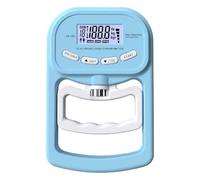 HLGKBY Testeur de Force de préhension, dynamomètre de poignée, 396Lbs/180Kg, écran LCD, Stockage de données, poignée réglable, Peut mémoriser 19 données utilisateur, utilisé pour l'observation Blue