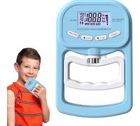 HLGKBY Testeur de Haute précision, Appareil d'entraînement de Force de préhension Portable alimenté par Batterie, jauge d'entraînement de Conception humanisée, mémoire Intelligente Blue