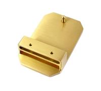 HLHLH Boucle de ceinture 1P 35/40mm, artisanat du cuir, fermoir queue pantalon for hommes, tête vis(Abrass40mm)