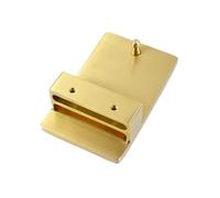 HLHLH Boucle de ceinture 1P 35/40mm, artisanat du cuir, fermoir queue pantalon for hommes, tête vis(Bbrass35mm)