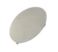 HLHLH Boucle de ceinture 1pc 35mm/40mm boucles en acier inoxydable boucle plaque lisse métal(Oval40mm)