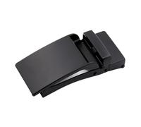 HLHLH Boucle de ceinture boucle tête for hommes, accessoires d'affaires loisirs largeur automatique(Black)